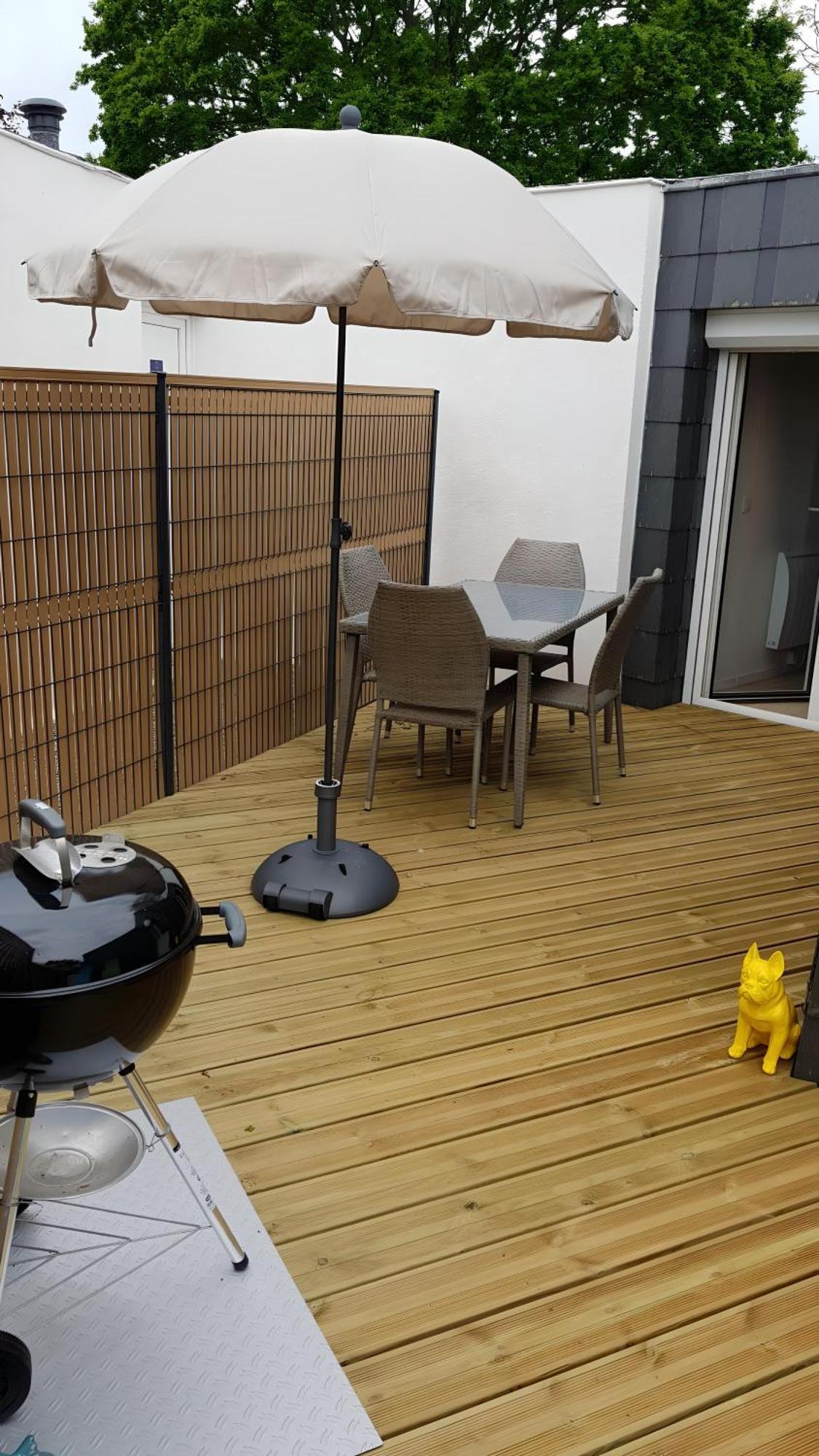 Maisonnette Cosy Avec Terrasse Et Parking - Bord De Mer Guidel Exteriör bild