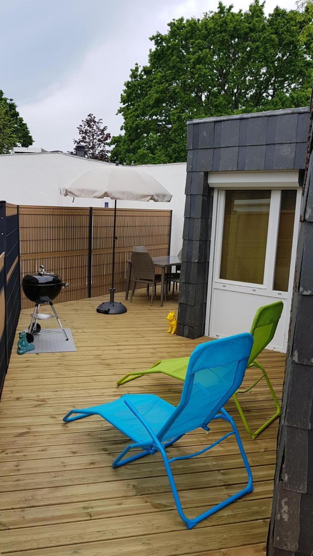 Maisonnette Cosy Avec Terrasse Et Parking - Bord De Mer Guidel Exteriör bild